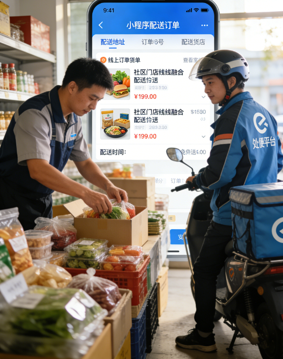 线线融合配送方案